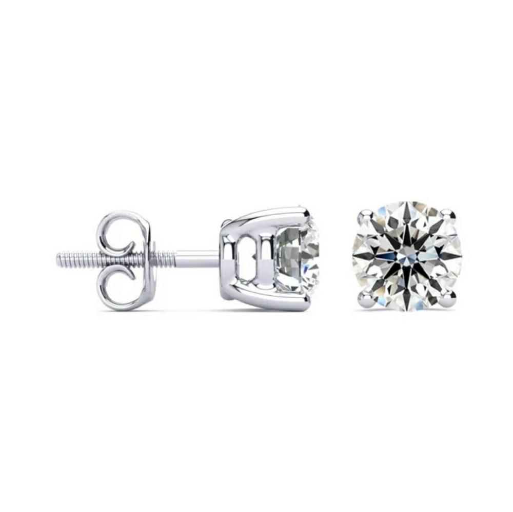 Most affordable 2 carat diamond earrings